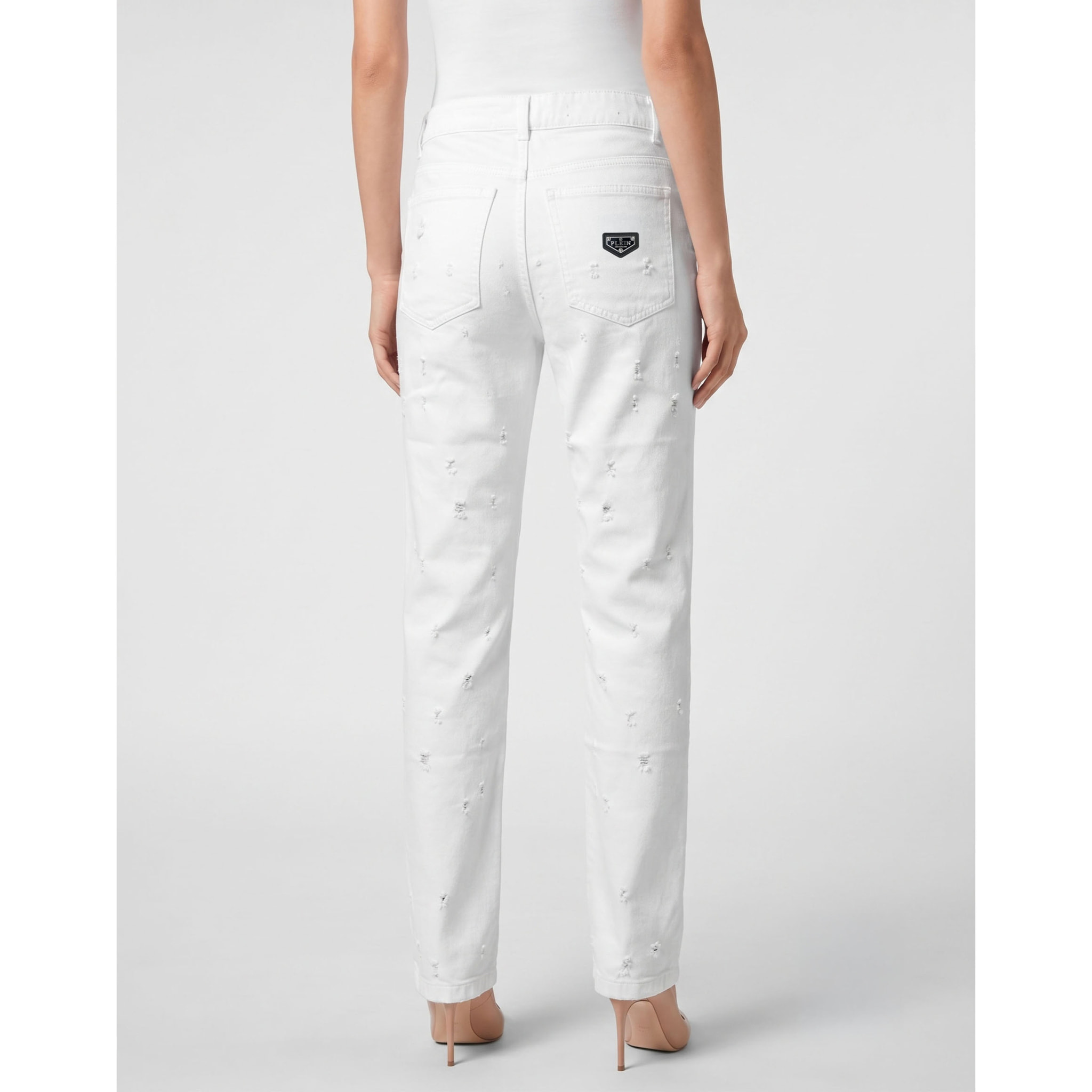 PHILIPP PLEIN Vaqueros de corte recto