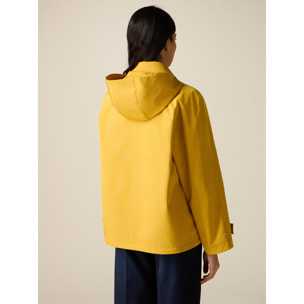 Oltre - Chaqueta de nylon con interior acolchado - Amarillo