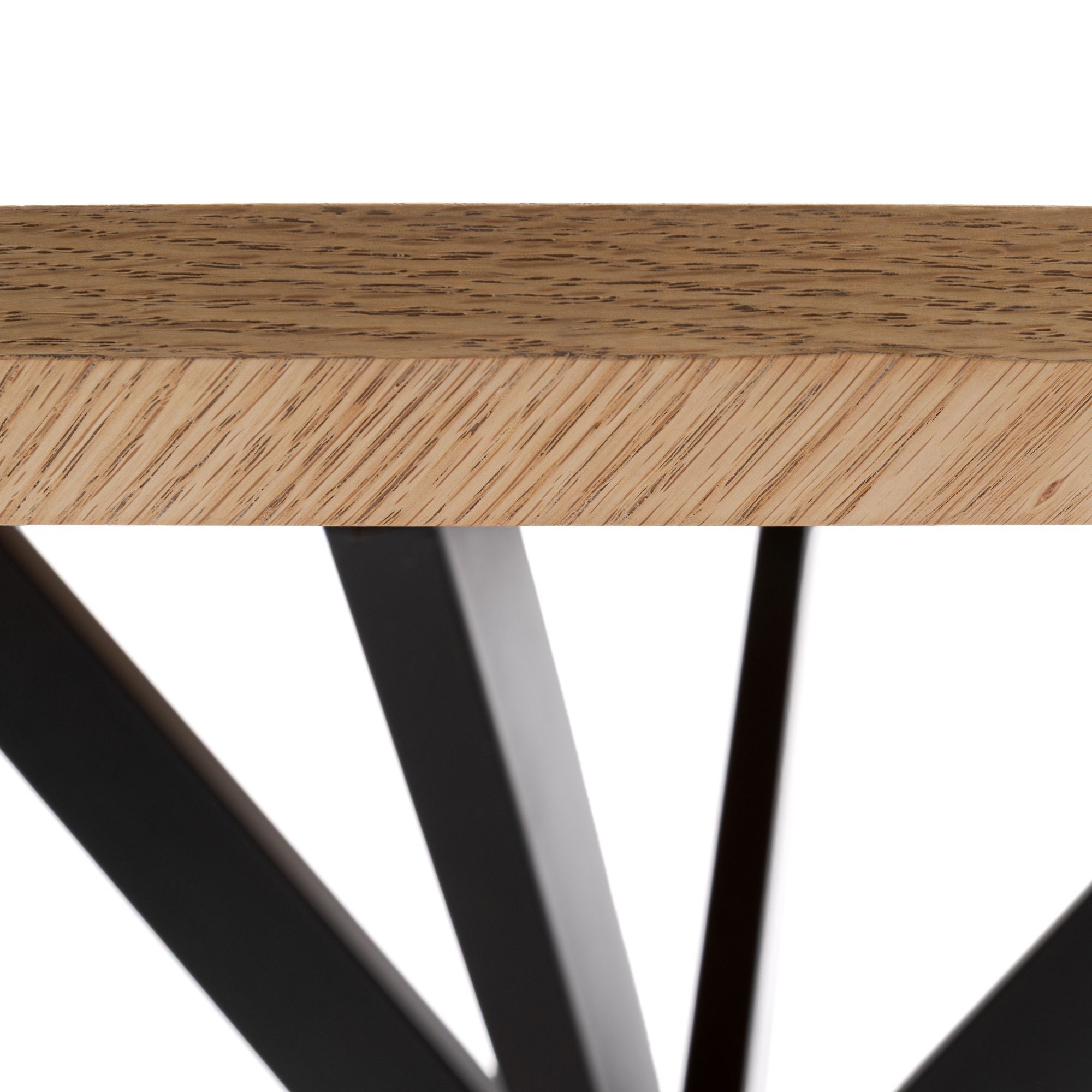 Tavolo rotondo GIRAGLIA in mdf finitura rovere