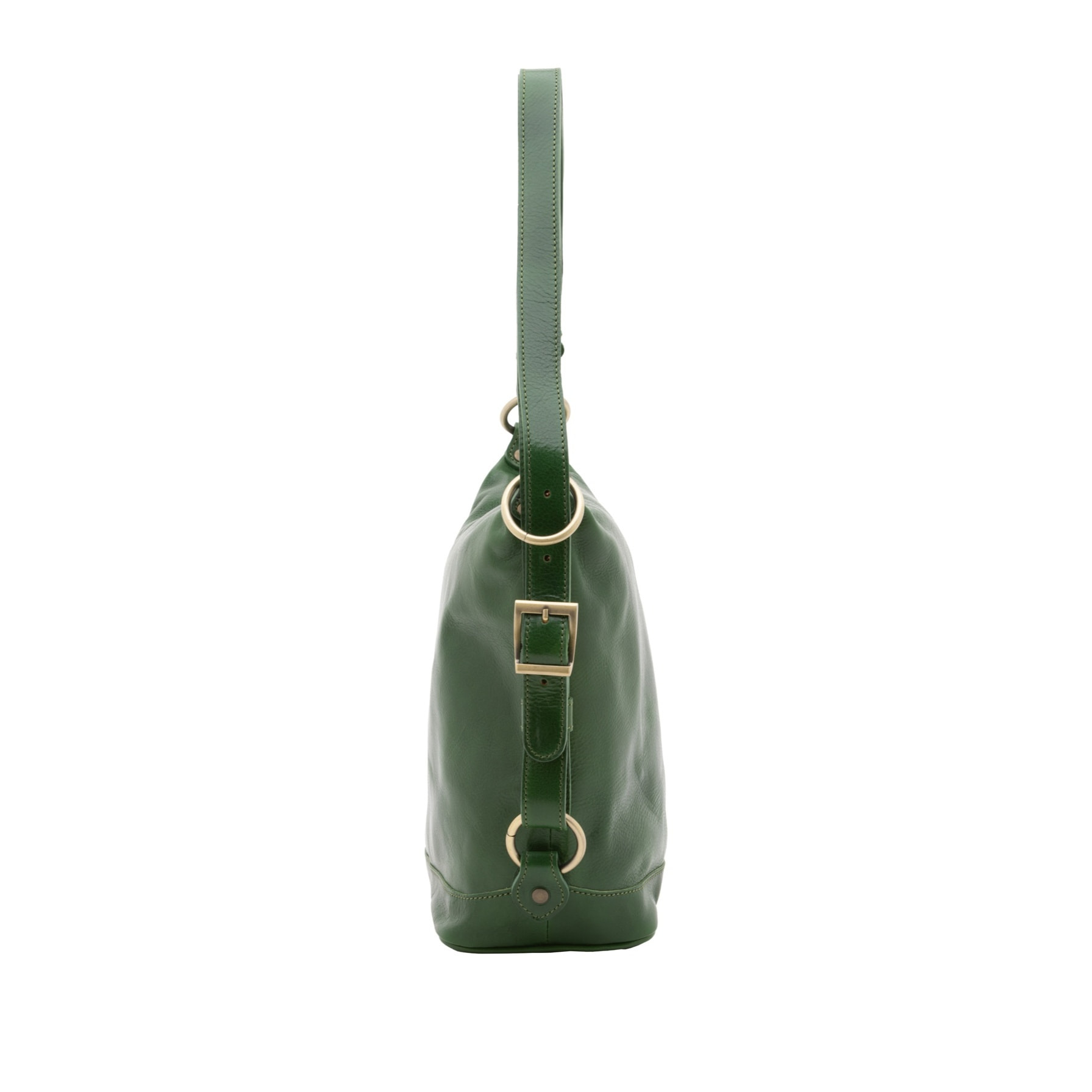 Borsa a secchiello da donna - Modello False - Vera pelle - 34.0 x 33.0 x 15.0 cm