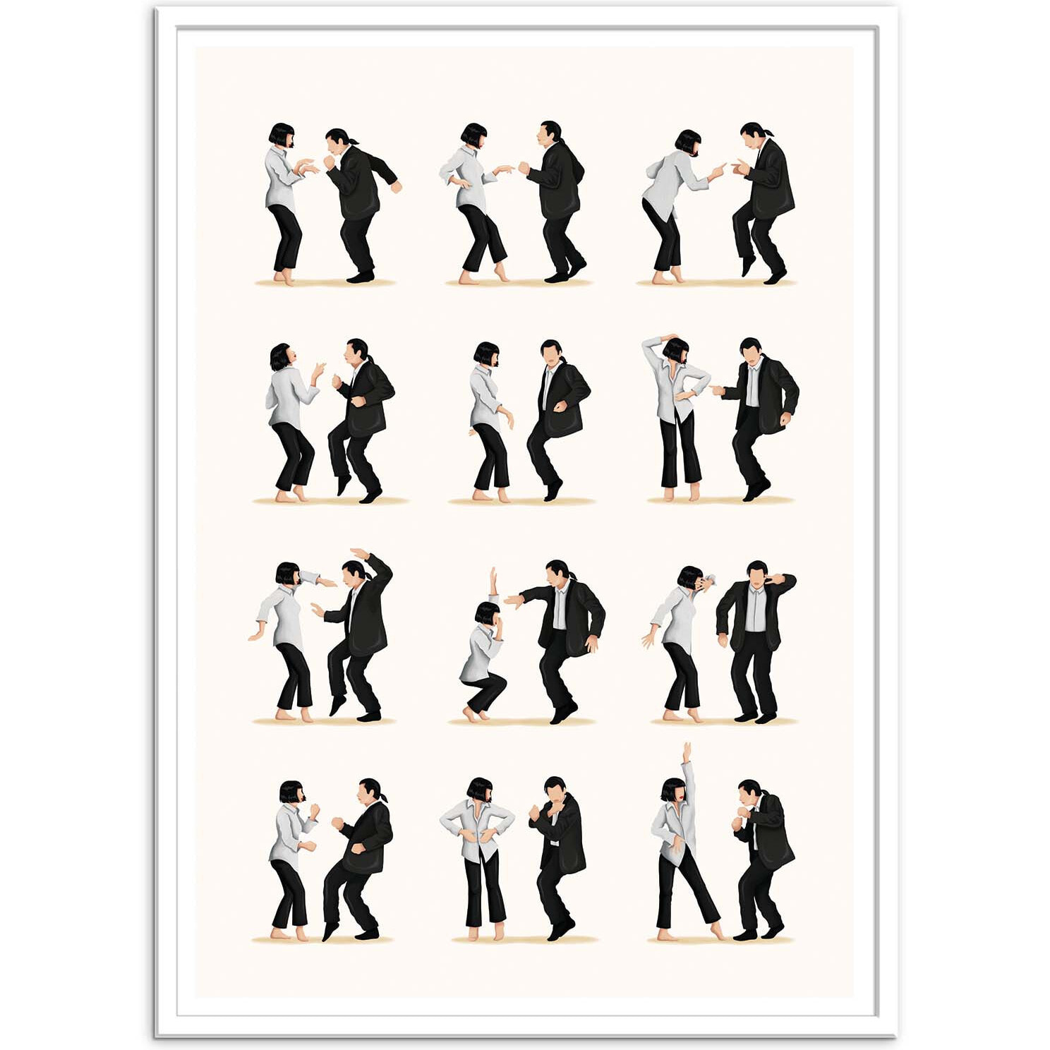 Affiche - Pulp Fiction Dancing - Nour Tohme