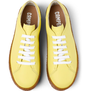 Zapatillas - CAMPER Peu Terreno - Amarillo - Cuero liso