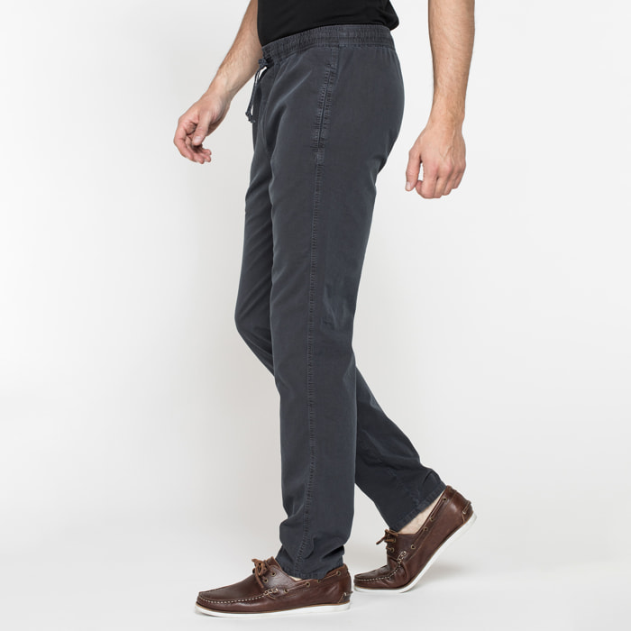 JOGGER PANT IN GABARDINA LEGGERA CON ELASTICO IN VITA