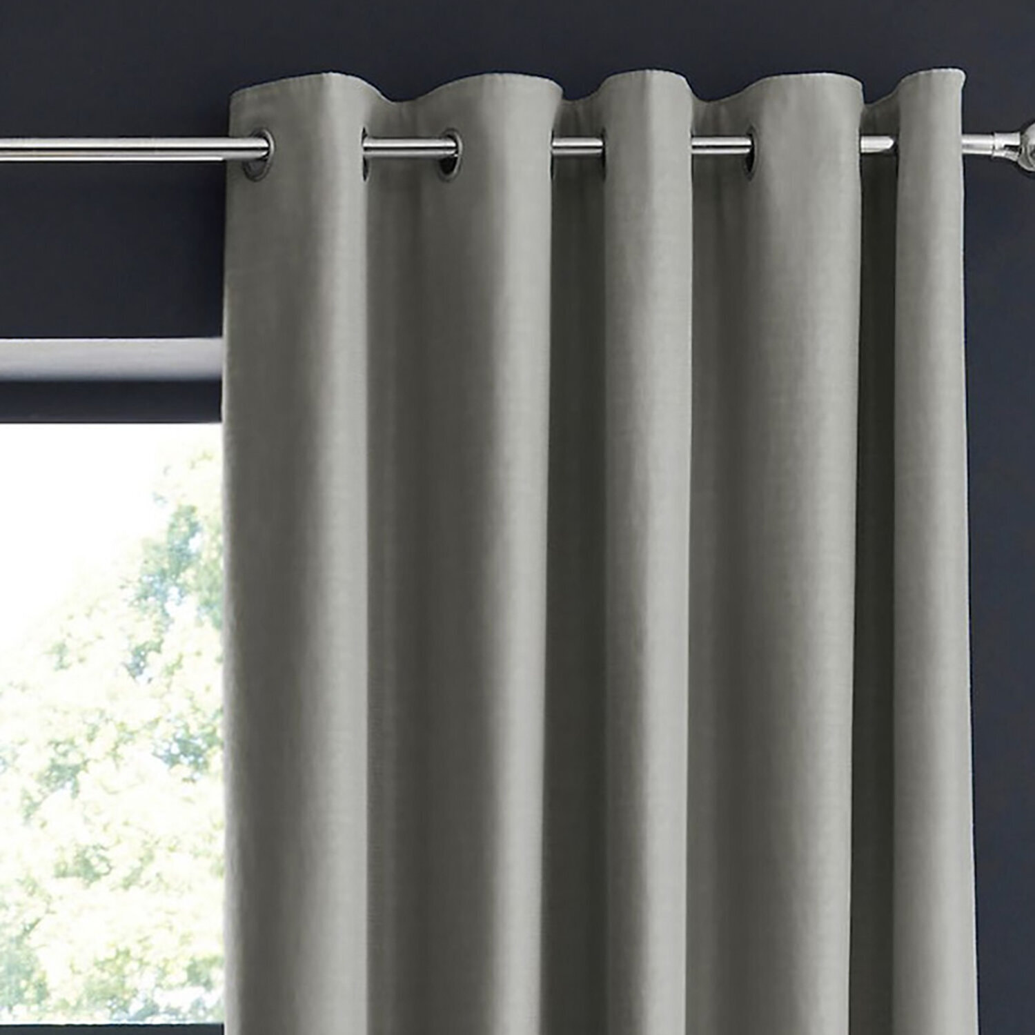 Rideau uni occultant 100%polyester