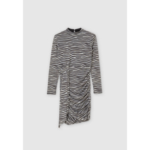 Vestito zebrato tulle