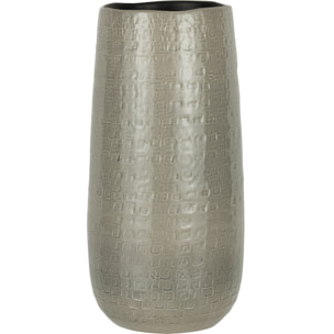 J-Line vase Motifs - céramique - gris clair - small - 40 cm de hauteur