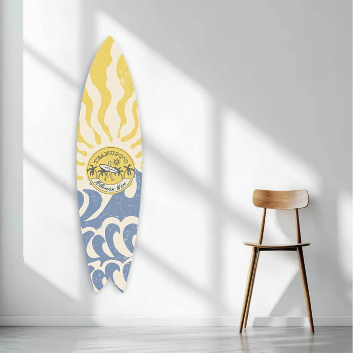 Planche de surf déco Teahupoo surf Tableau alu Dibond