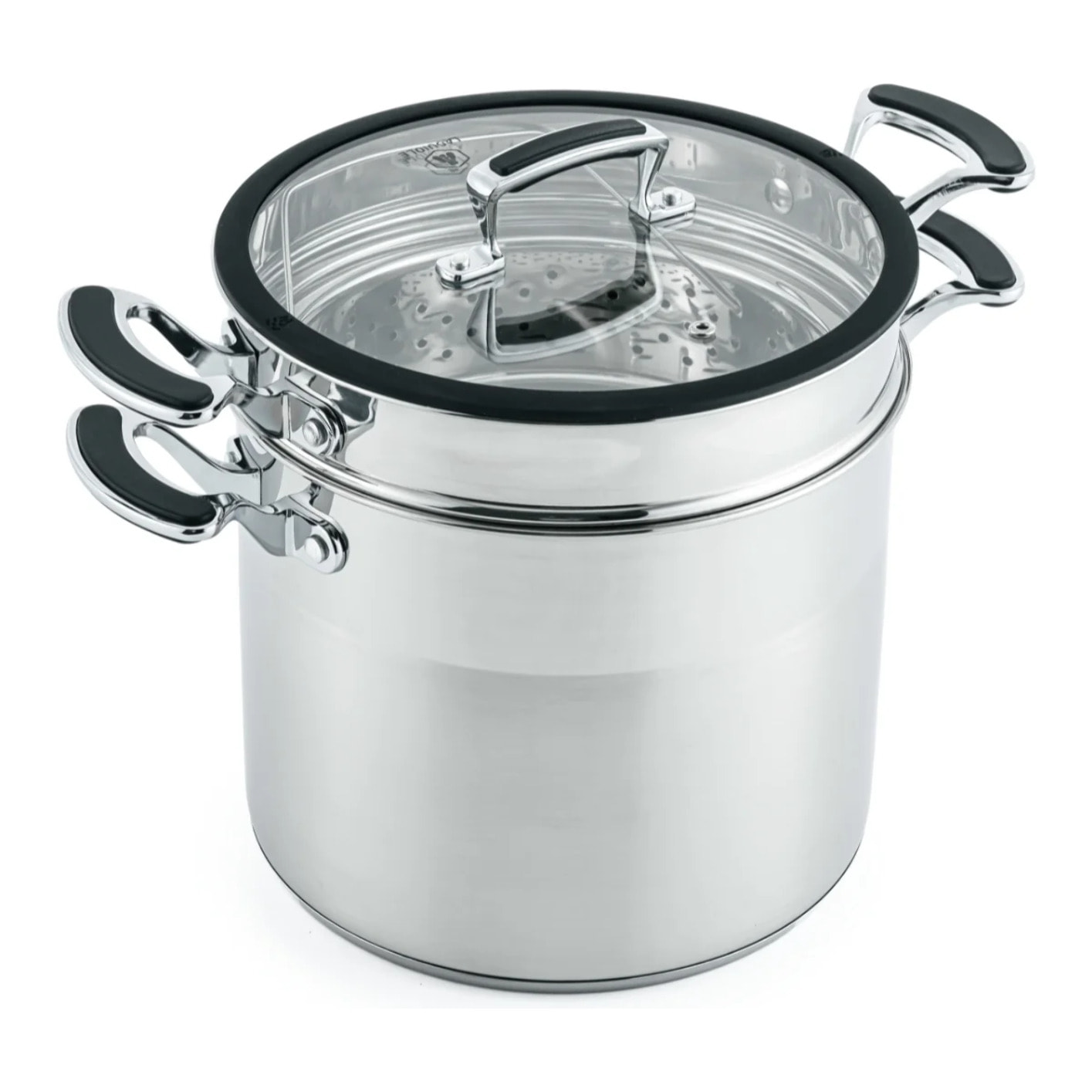 Cuit-pâtes multifonctions 24 cm en inox 18/8