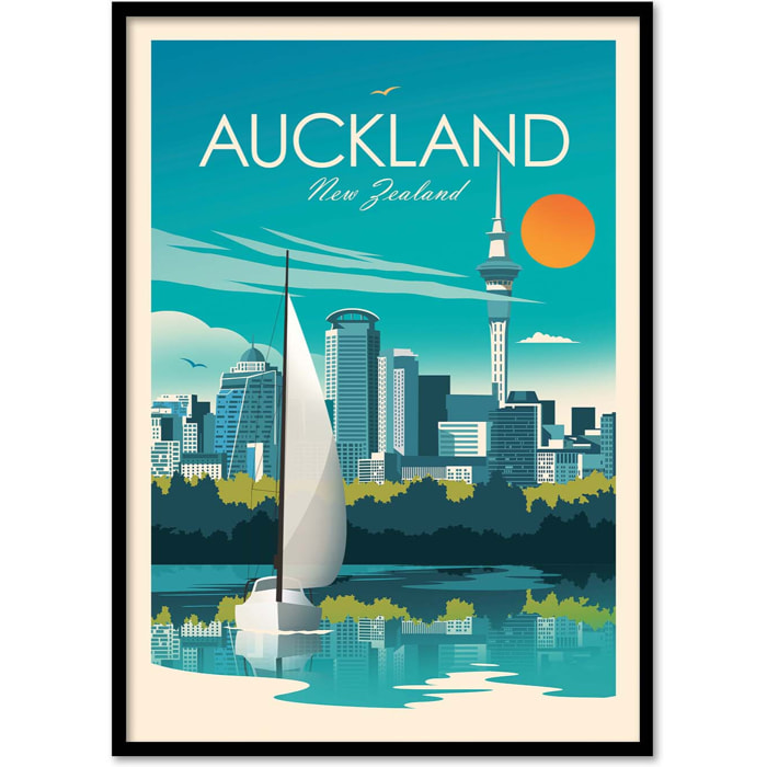 Affiche - Auckland - Studio Inception