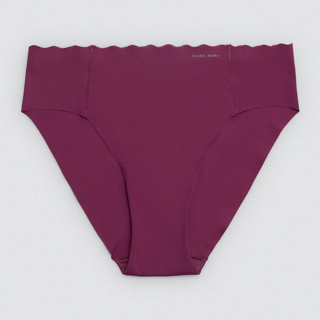 Slip midi bordeaux laserati