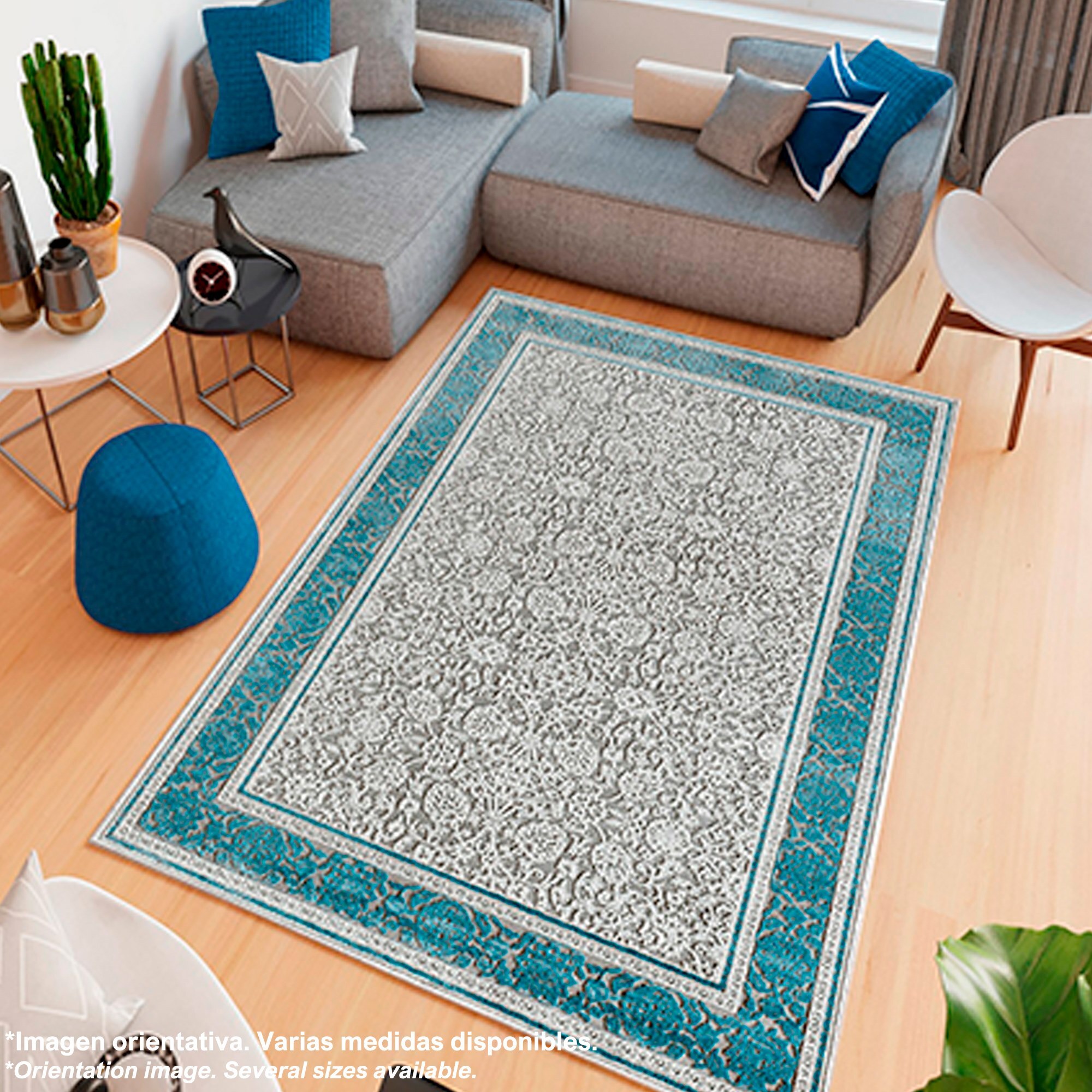 Alfombra de Poliester estampada 100 x 150cm