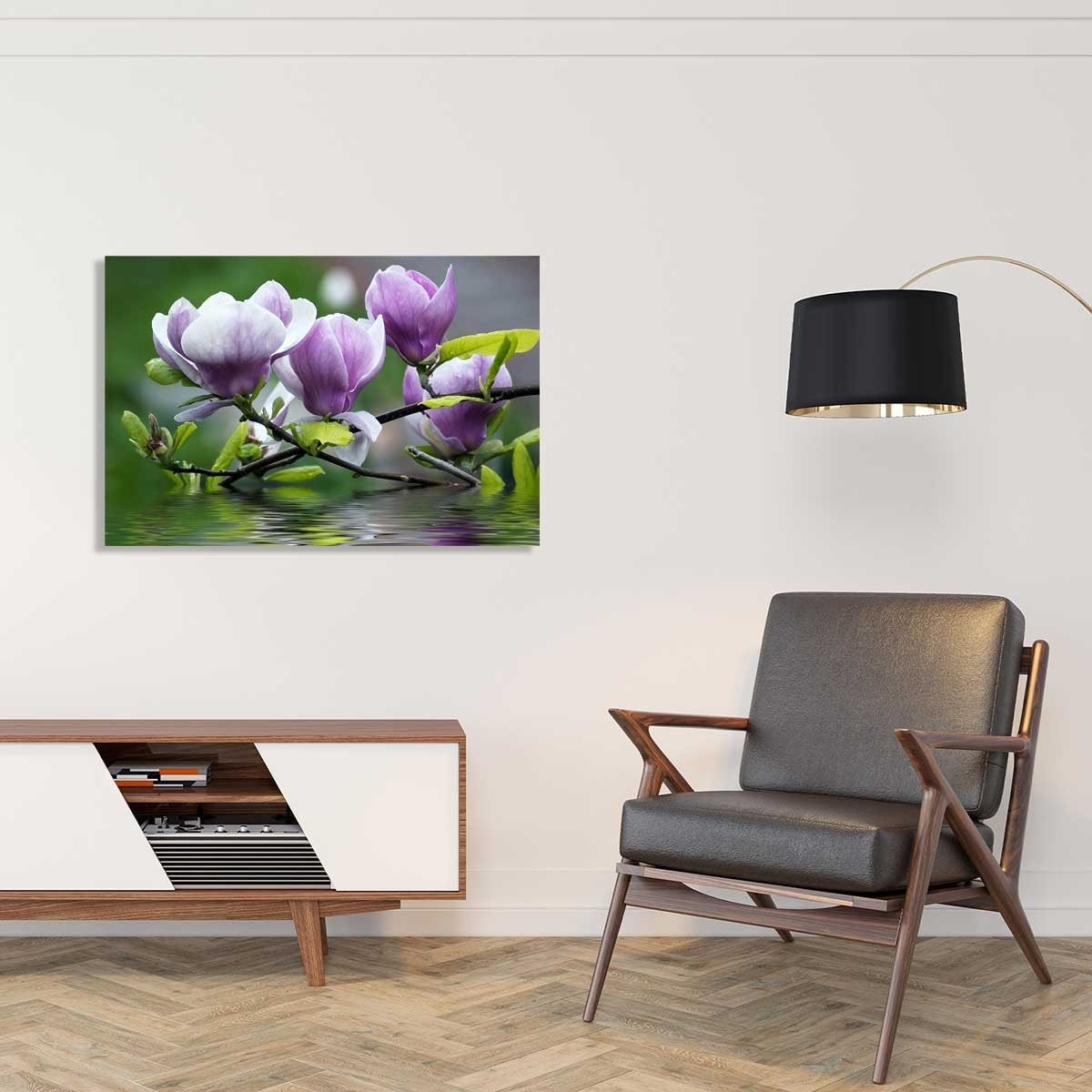 Tableau fleurs de magnolia Tableau alu Dibond