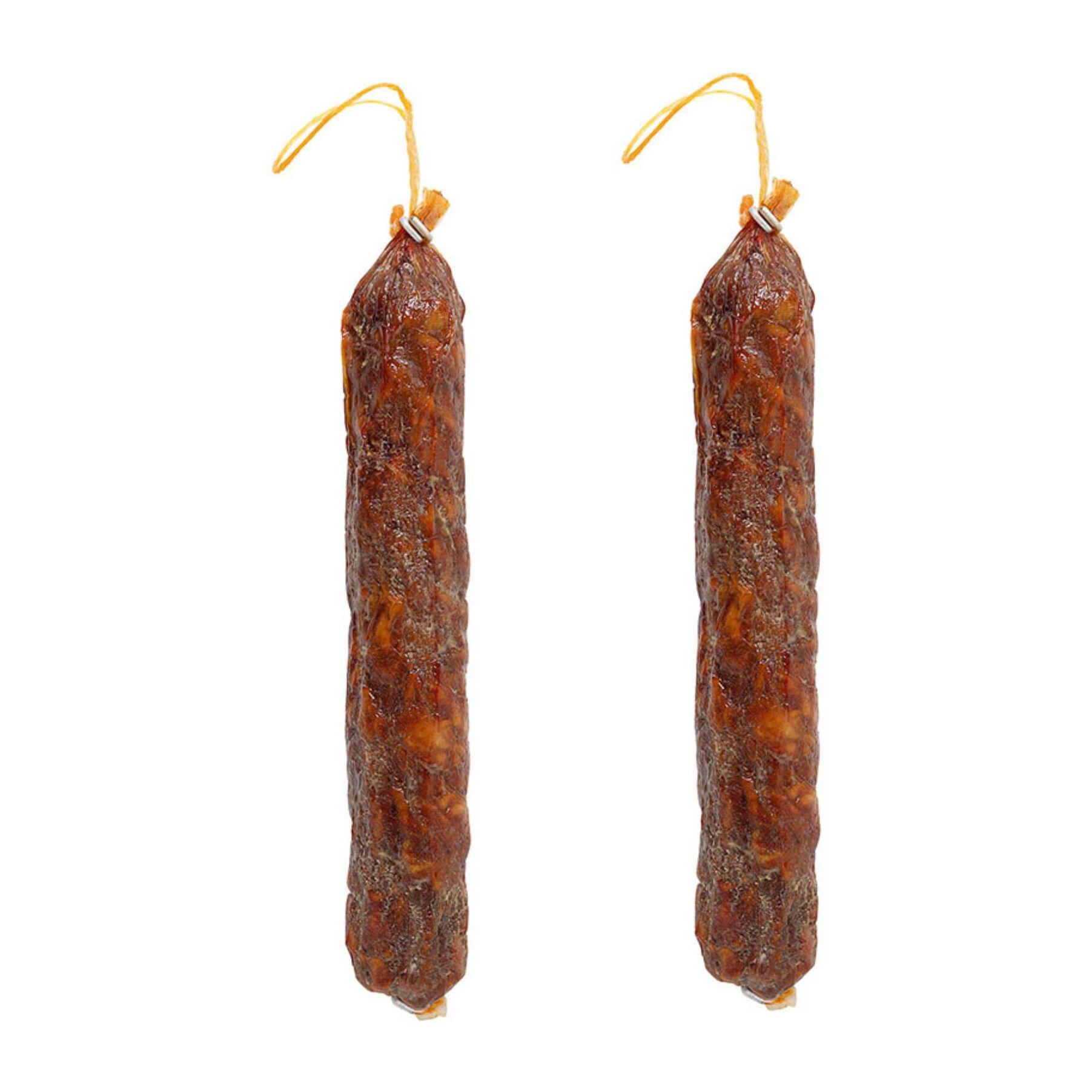 2 x Chorizo Vela Bellota Ibérica 100% Naturel - 2x200 g - Espagne - César Nieto