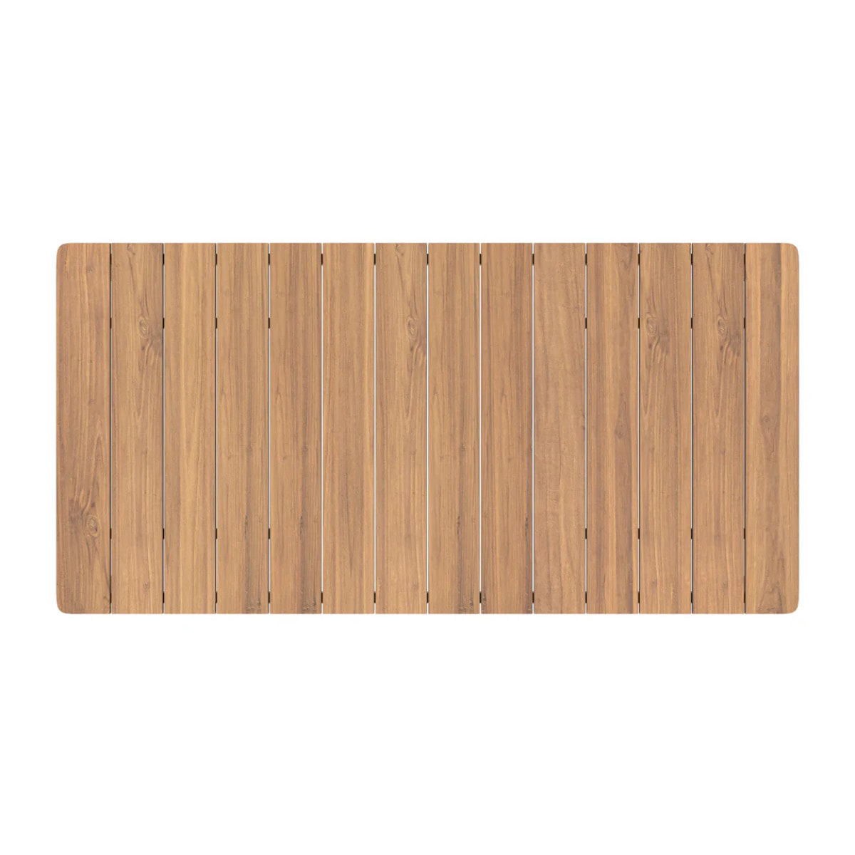 Table de jardin extensible en teck 6 à 8 personnes - Kora