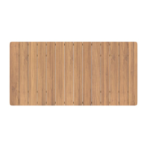 Table de jardin extensible en teck 6 à 8 personnes - Kora