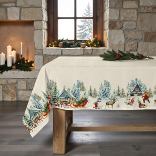 Nappe anti-taches Christmas landscape 101
