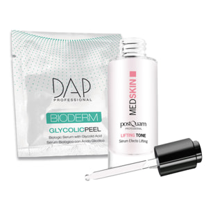 Kit de sérum biologique lifting + masque biologique acide glycolique - 20 ml