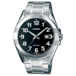 Reloj Casio MTP-1308D-1B Hombre Analogico Cuarzo con Correa de Acero inoxidable