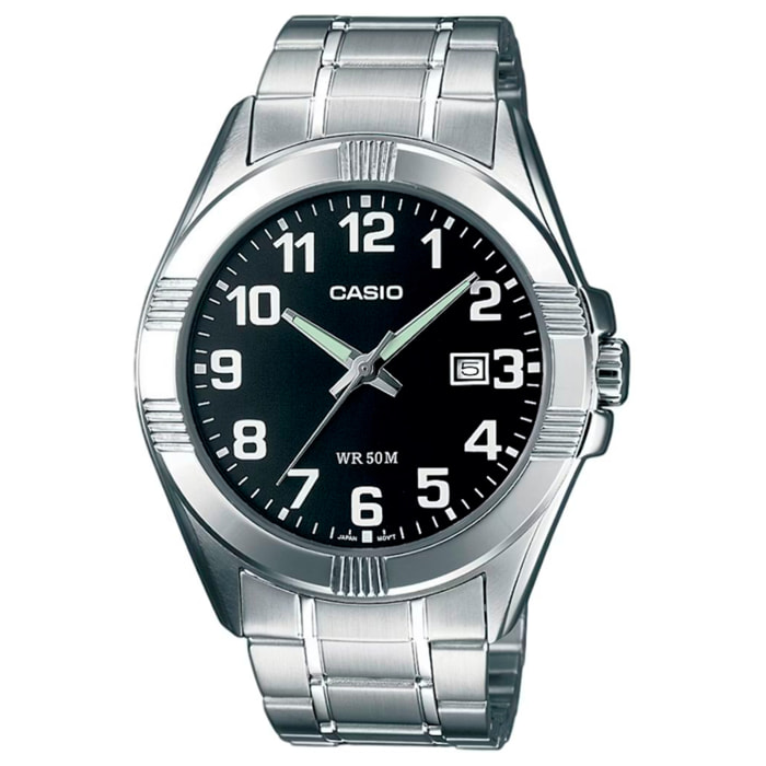 Reloj Casio MTP-1308D-1B Hombre Analogico Cuarzo con Correa de Acero inoxidable