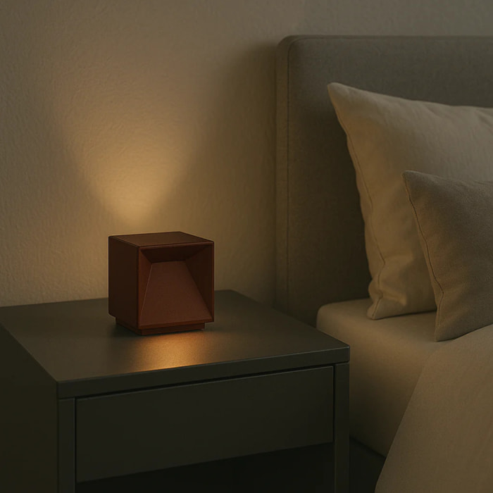 Lampe chevet sans fil CUBOX H10CM