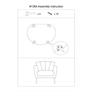 POLTRONA KIEV GRIGIA CM 88X77X74