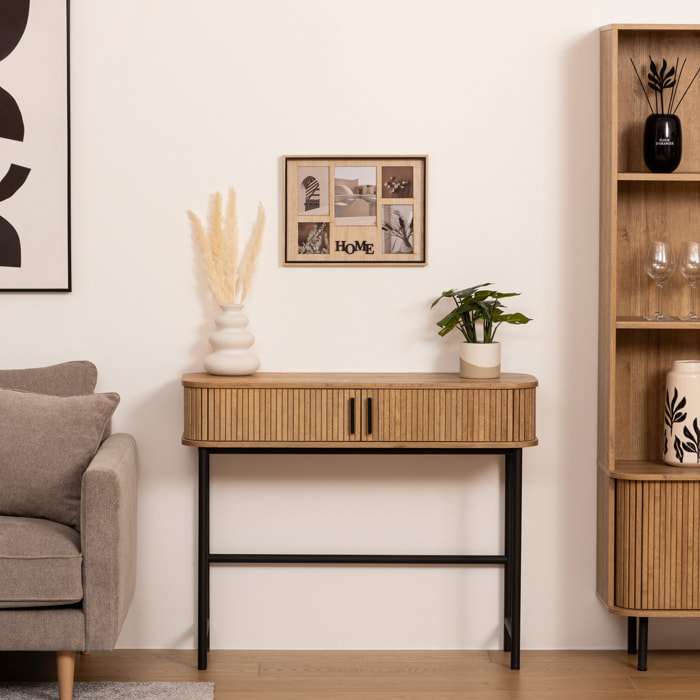 Pèle-mêle "Ewen" en bois 5 photos H31,8cm