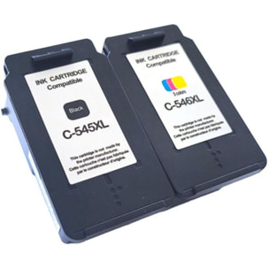 Cartouche d'encre ESSENTIELB Pack Compatible C545/C546 XL (Noir + 3 Couleurs Haute Capacité)
