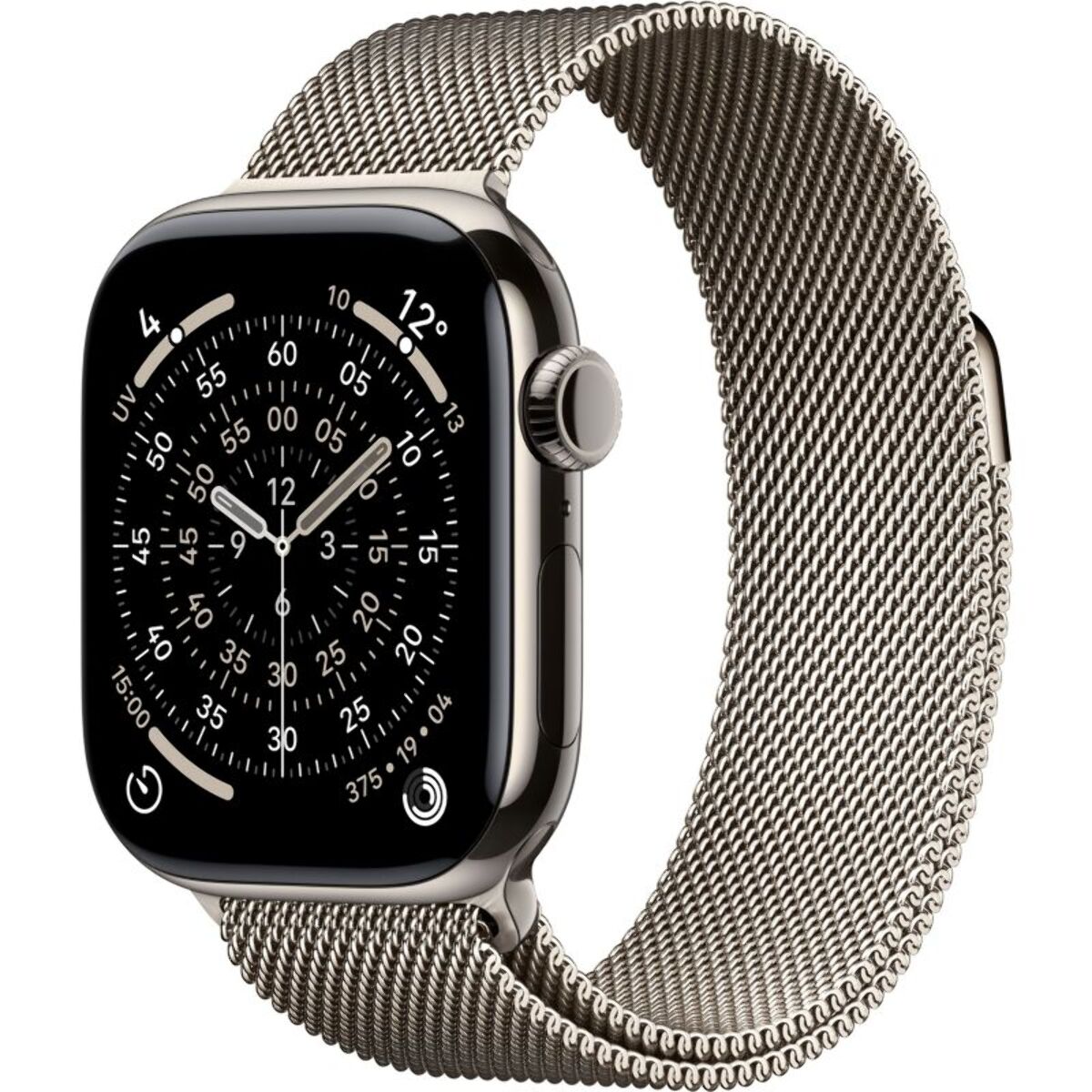 Montre APPLE WATCH 42mm Tit Naturel Milan Serie 11 Cellular
