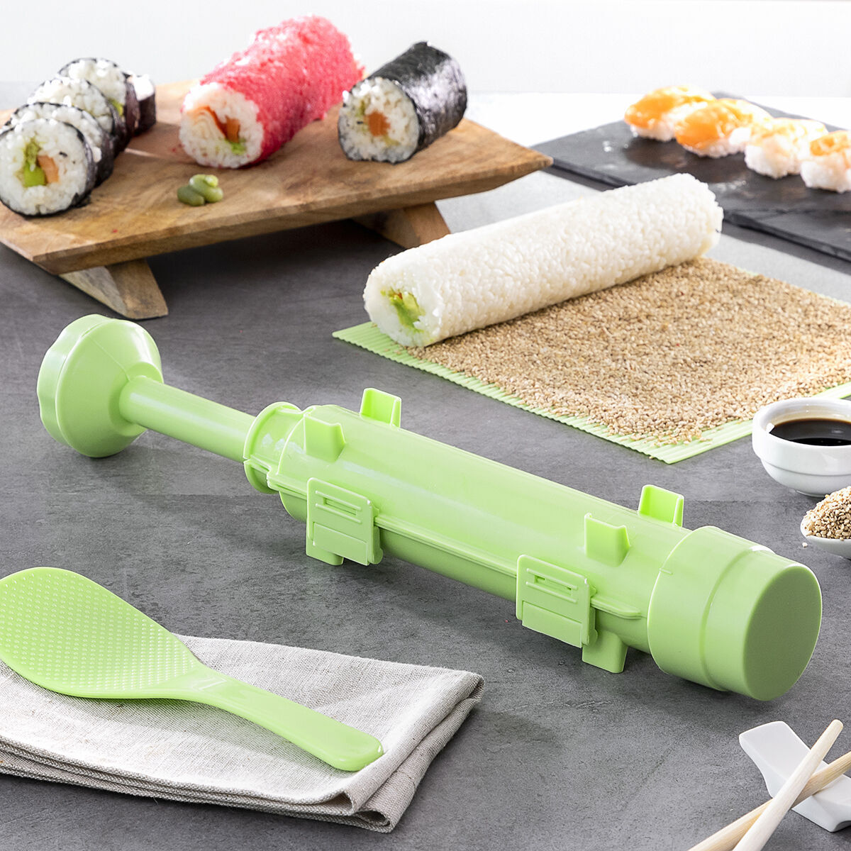 Set per Sushi con Ricette Suzooka InnovaGoods 3 Pezzi