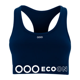 Sujetador deportivo para mujer ECOON La Bressolaise - Azul Marino