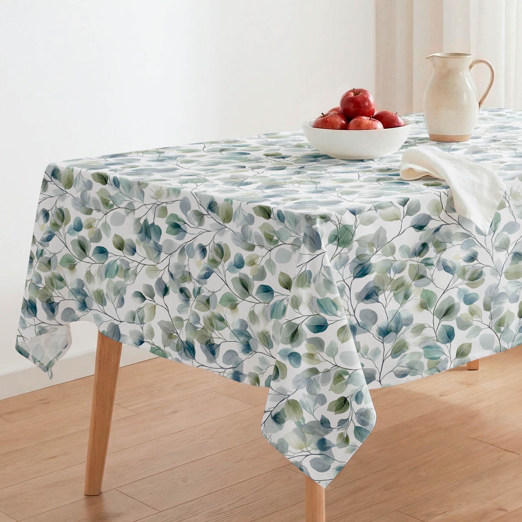 Nappe anti-taches SAVAGE VERT - coton mélangé