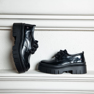 Zapatos 1952 NAPPA SHINNY NAVY/ AMBERES color Navy