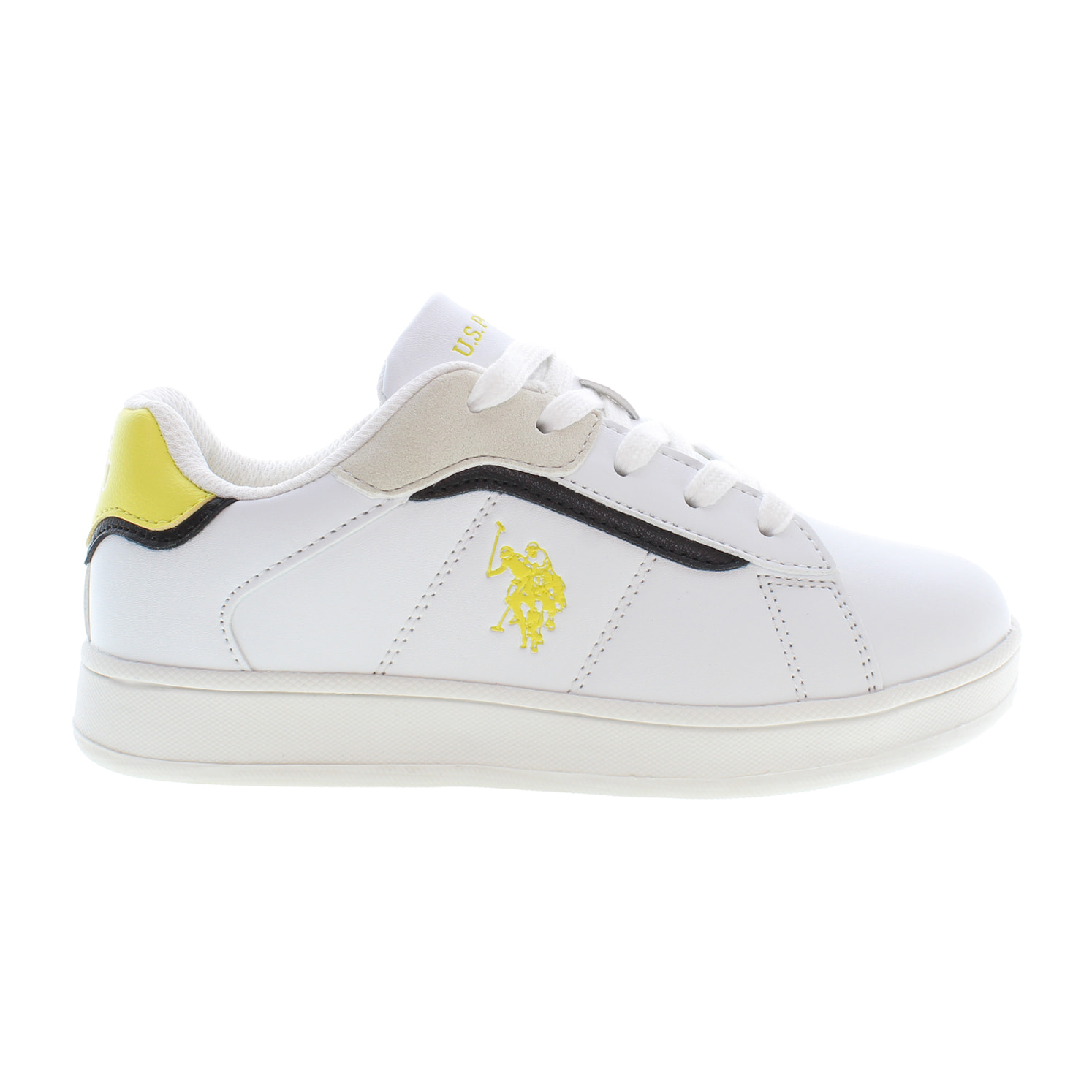 Sneakers U.S. Polo Assn White Yellow