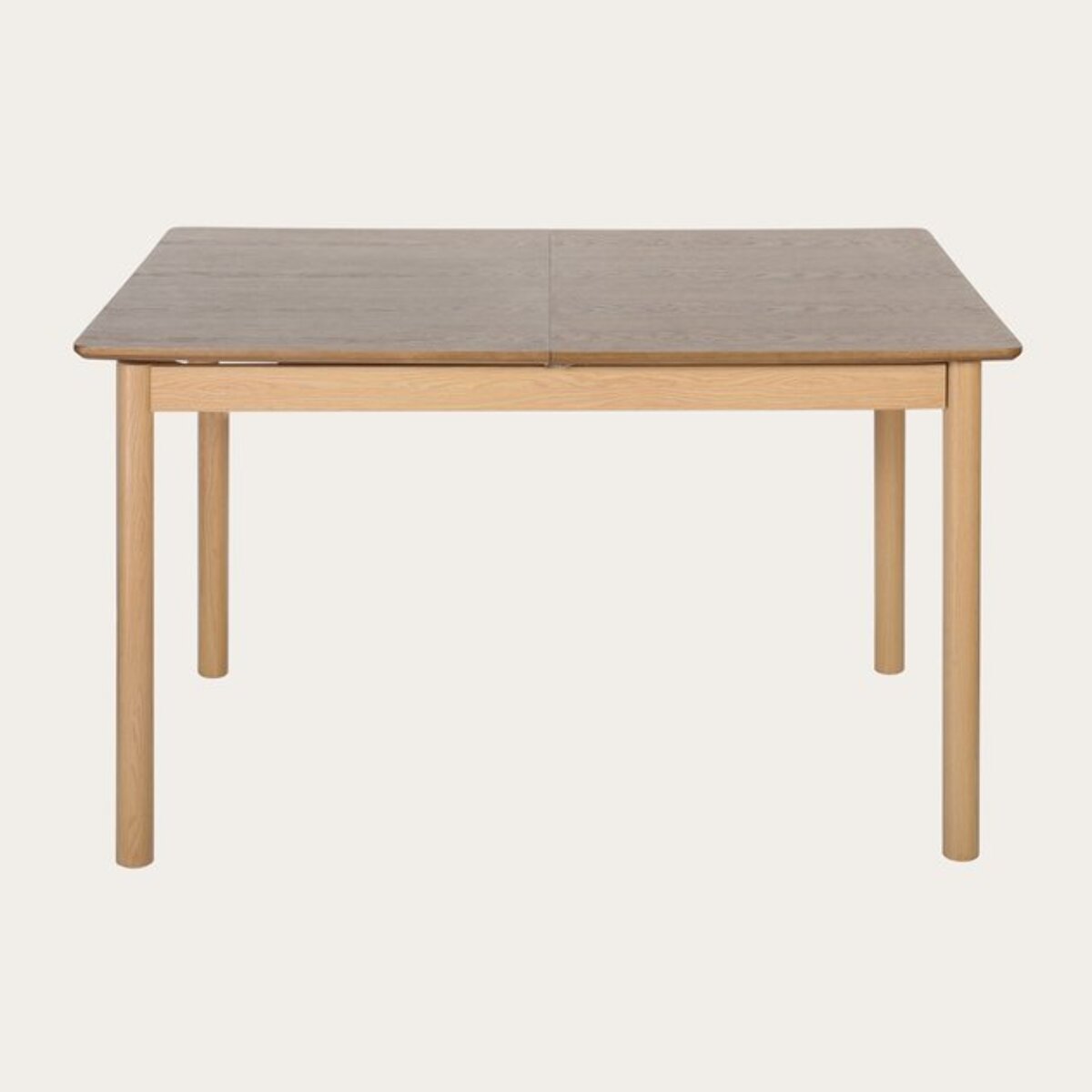 Table à manger extensible Marcus -tableau en tôle naturelle de chêne-couleur chêne 120 x 75 x 80 cm