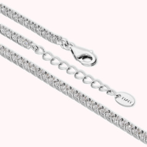 Bracciale Tennis con Cubic Zirconia Bianche