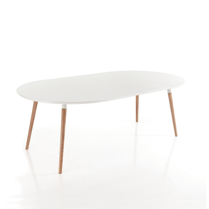 Tomasucci table ronde extensible EGO WOOD Multicolore