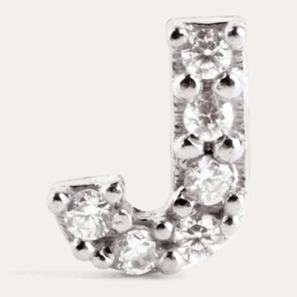 Pendiente Suelto Letter Sparks Plata