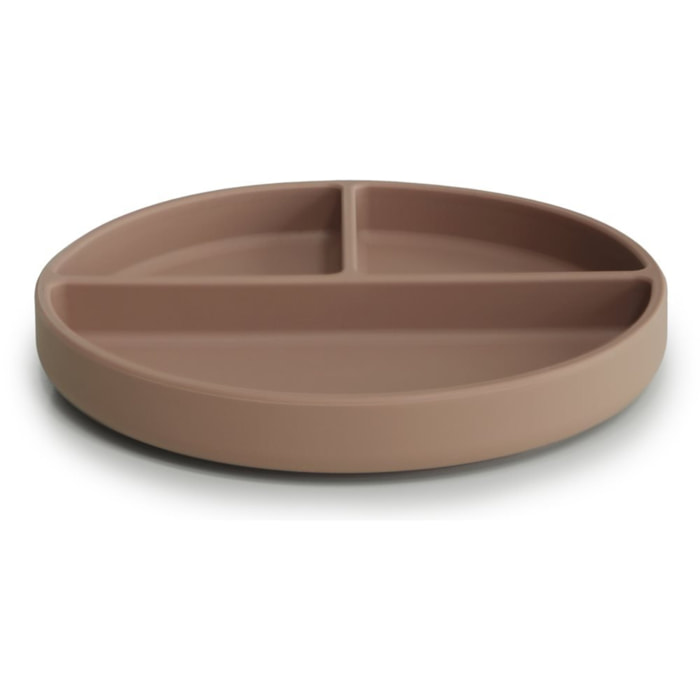 Mushie Plato Ventosa-Compartimentos Solid