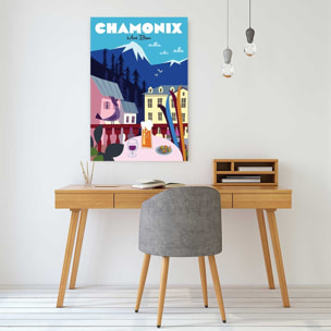 Tableau Chamonix Mont Blanc Toile imprimée