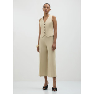 Pantalone culotte in rasatello