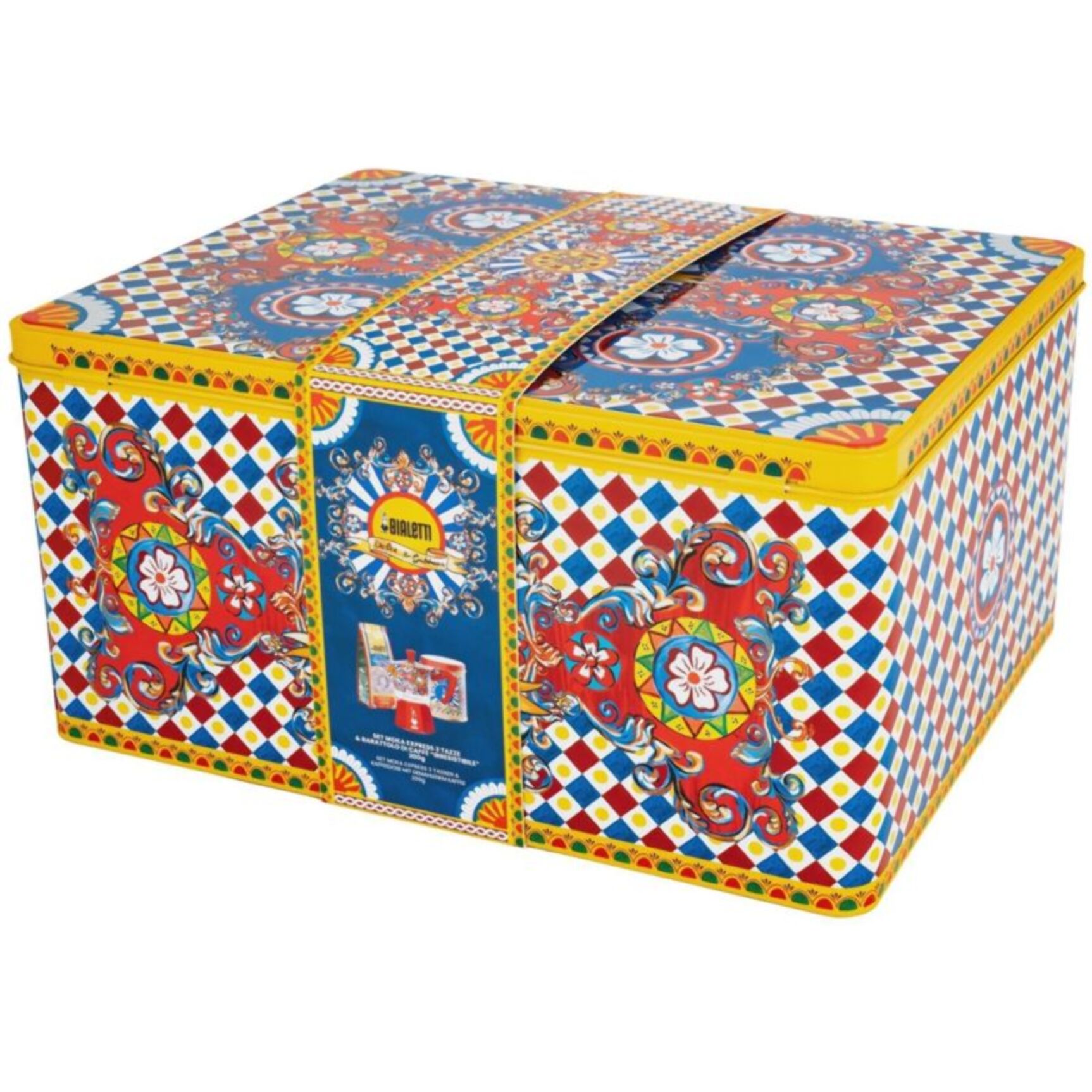 Cafetière italienne BIALETTI Moka Rouge Dolce&Gabbana - capacité 3 tasses - Coffret cafetière + café