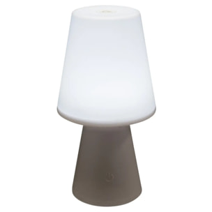 Lampe LED extérieur "Wiza" blanc H23cm