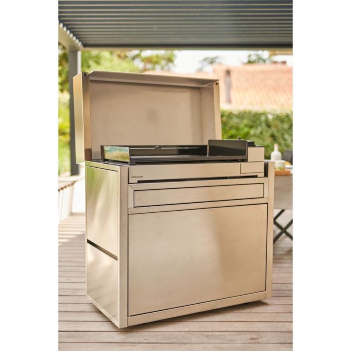 Couvercle plancha FORGE ADOUR CPIPC 75 pour chariot Premium 75