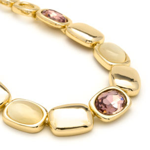 Collar Ashan acabado oro amarillo 18k