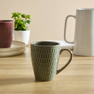 Mug à motifs Ella 35cl vert