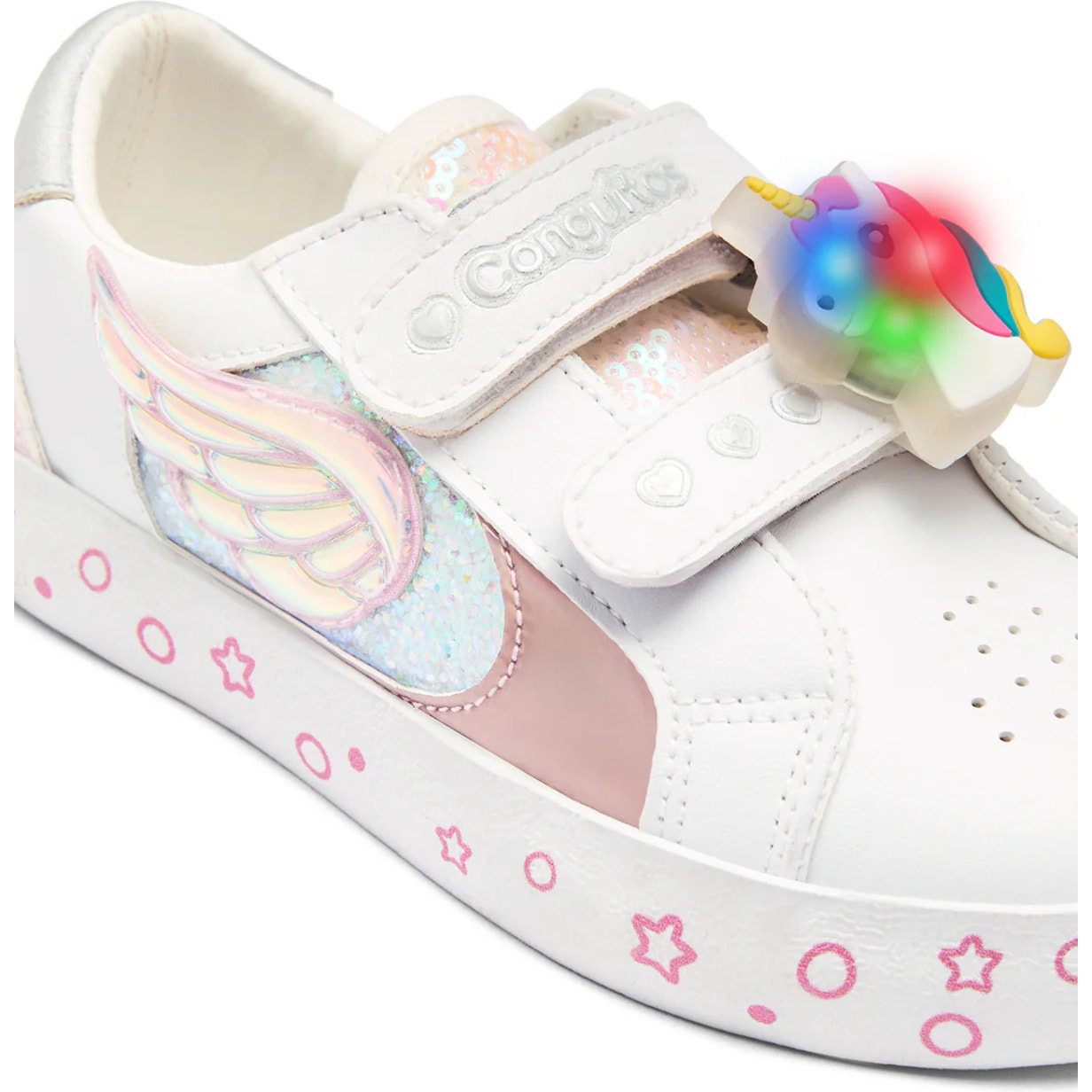 Zapatillas de Niña con Alas Pastel y Detalles de Unicornio