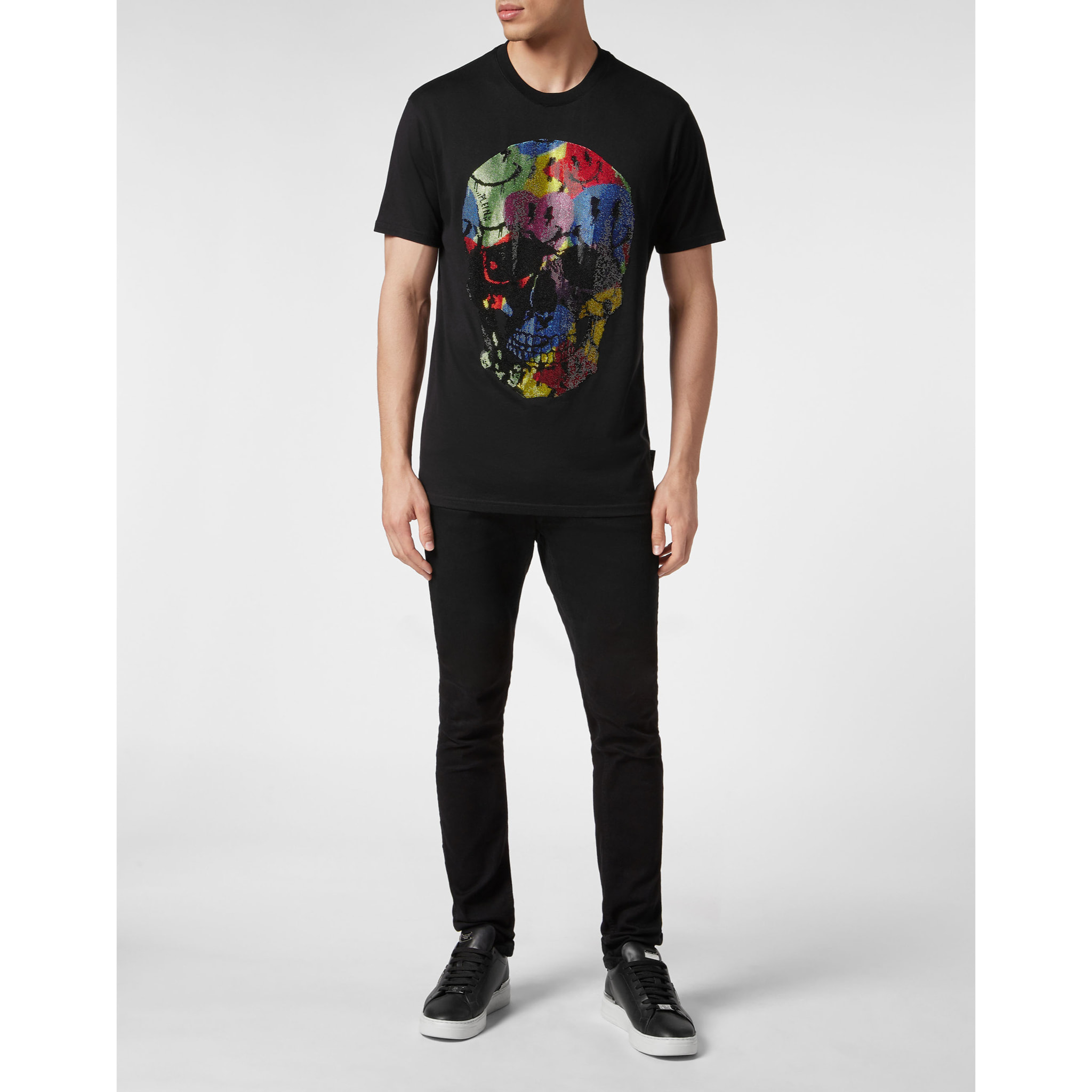 PHILIPP PLEIN T-Shirt Round Neck SMILE