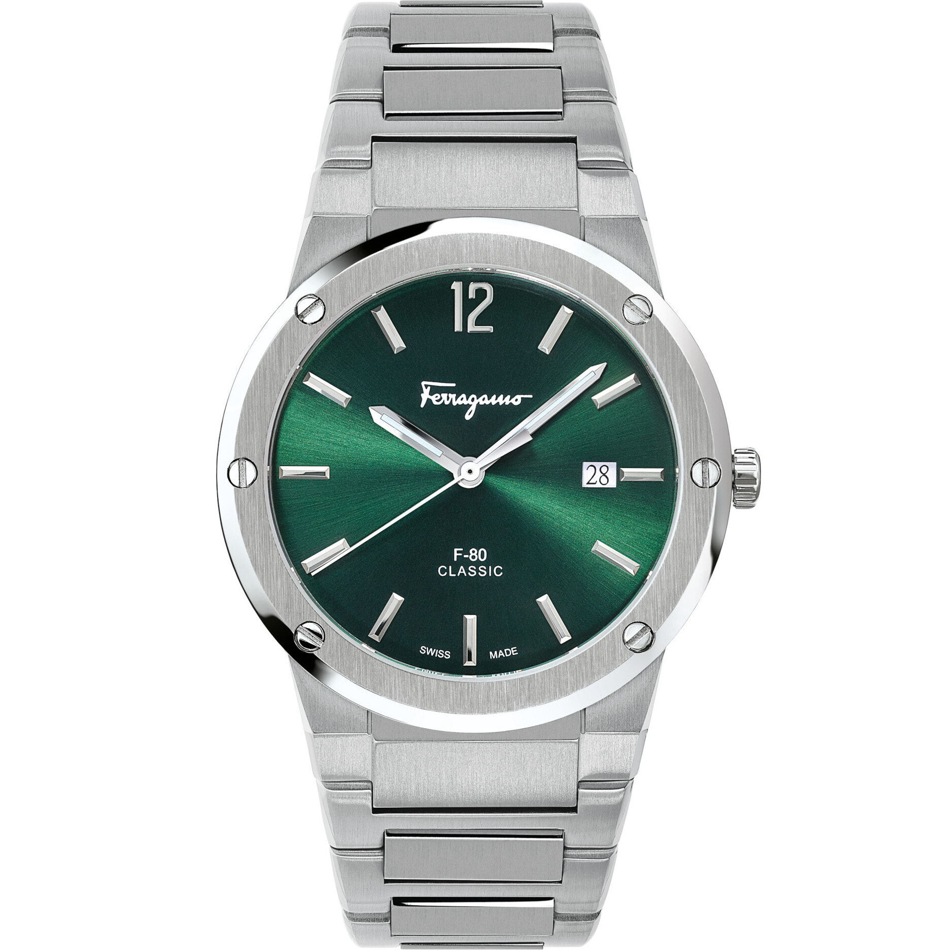 Ferragamo Reloj Analógico De Cuarzo F-80 Classic