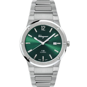 Ferragamo Reloj Analógico De Cuarzo F-80 Classic