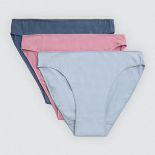 Confezione da 4 mini mutandine basico in cotone